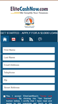 Mobile Screenshot of elitecashnow.com